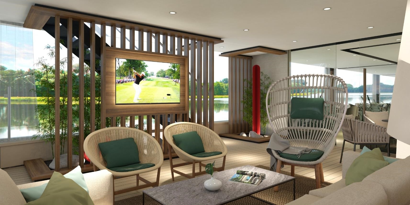Lounge area